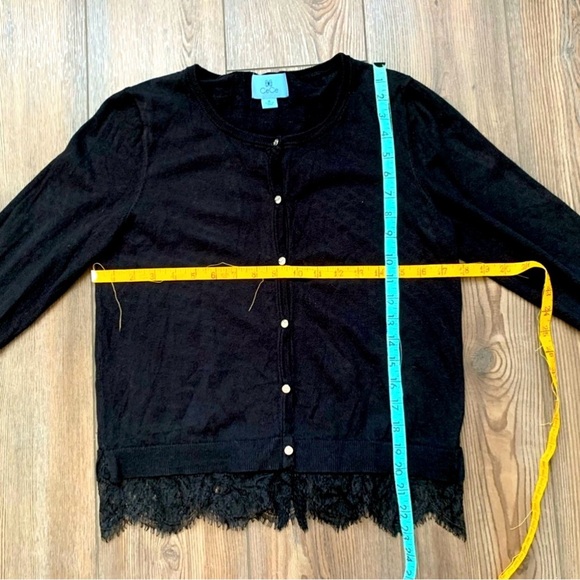 Black Button-Up Women's Top - Picture 6 of 6